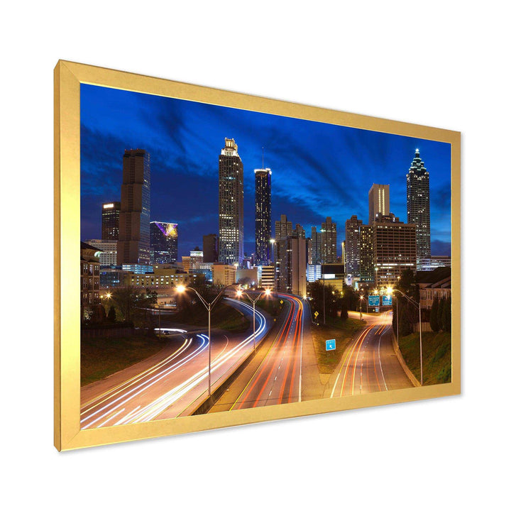 Atlanta Skyline Twilight Blue Hour