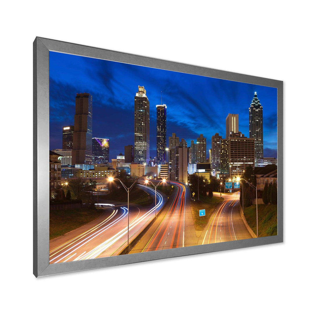 Atlanta Skyline Twilight Blue Hour