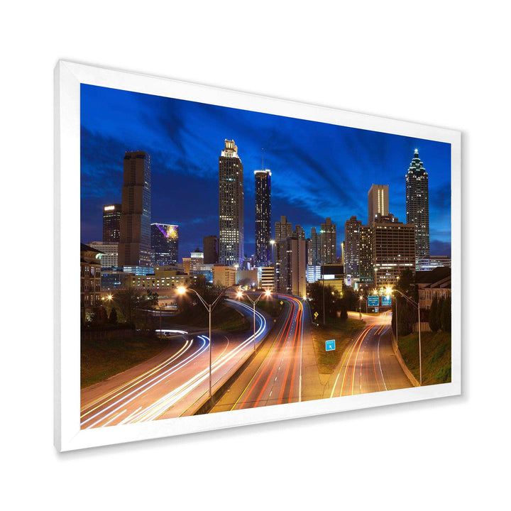 Atlanta Skyline Twilight Blue Hour