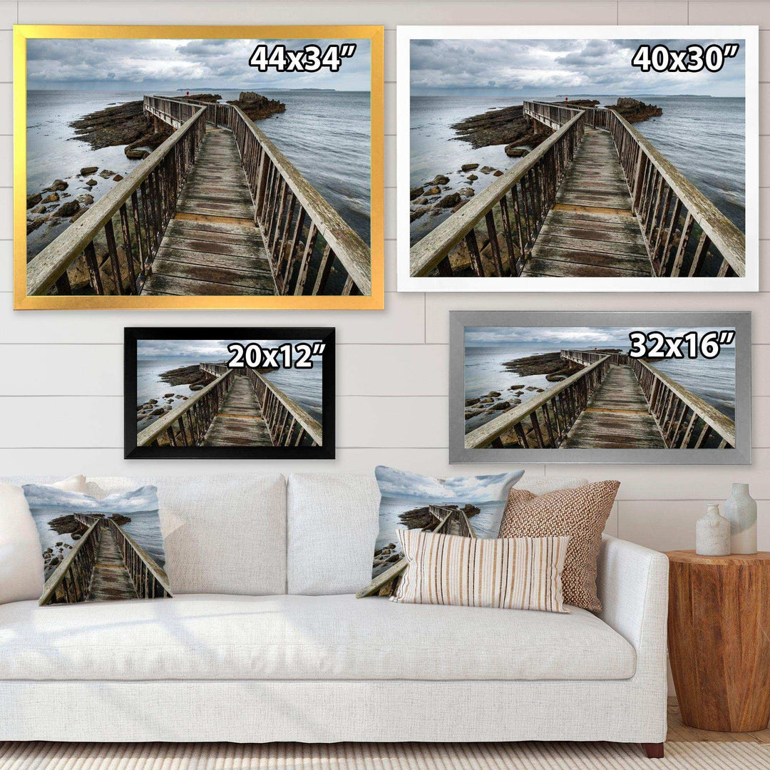 Wooden Pier on North Irish Coastline