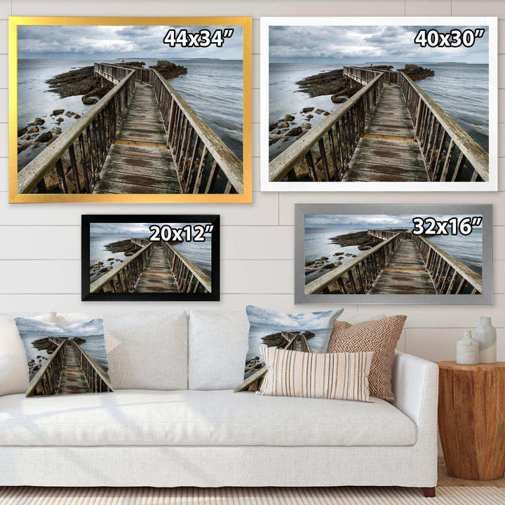 Wooden Pier on North Irish Coastline