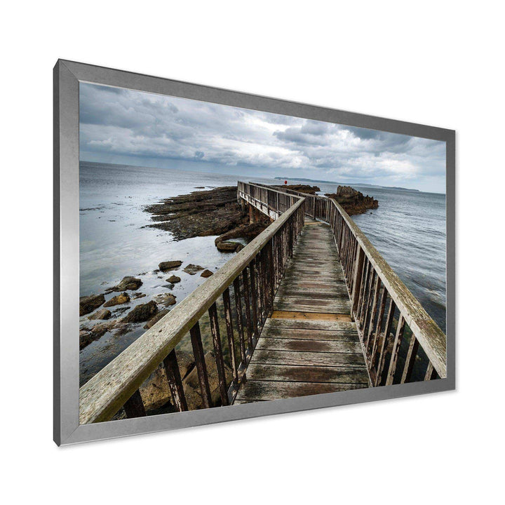Wooden Pier on North Irish Coastline