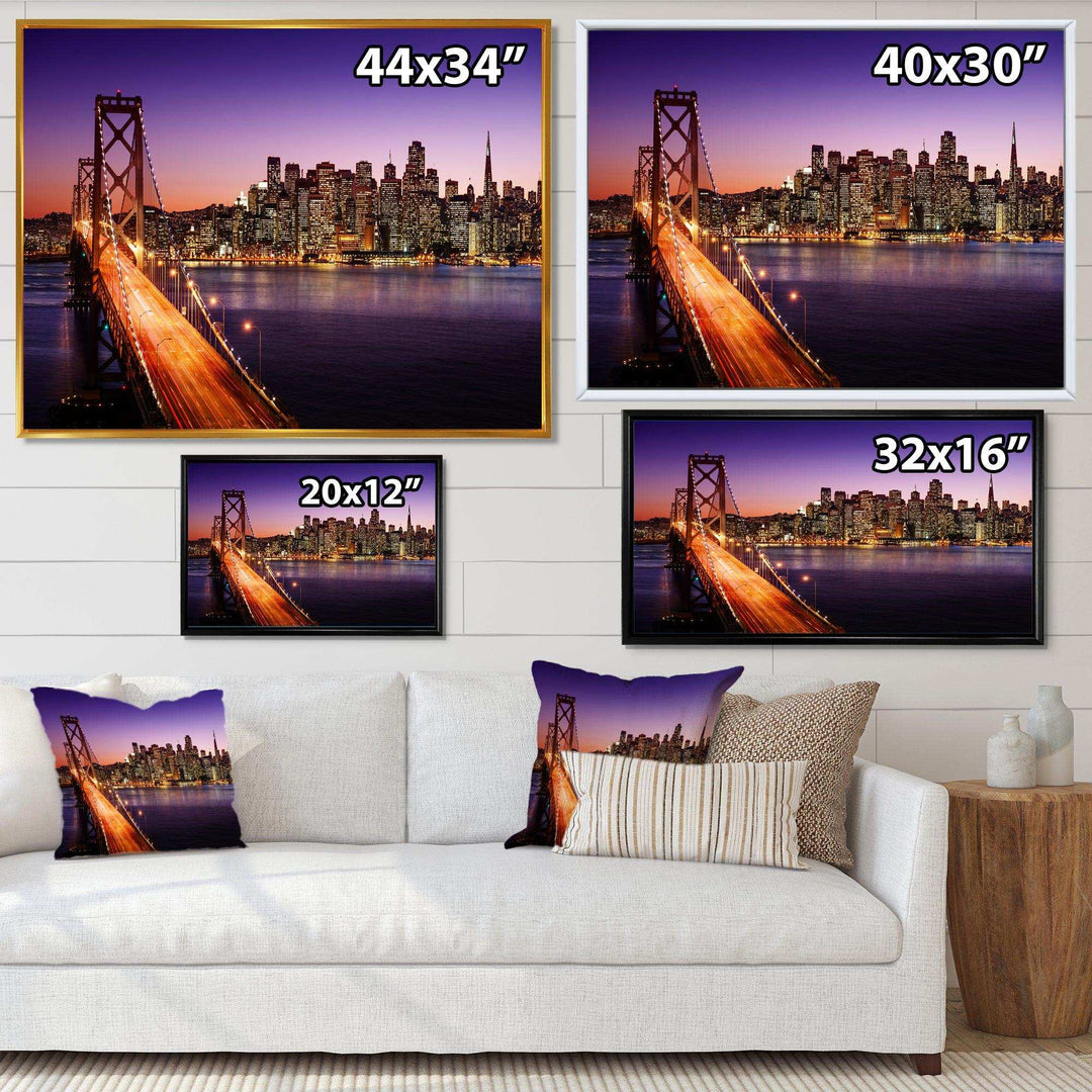 San Francisco skyline and Bay Bridge