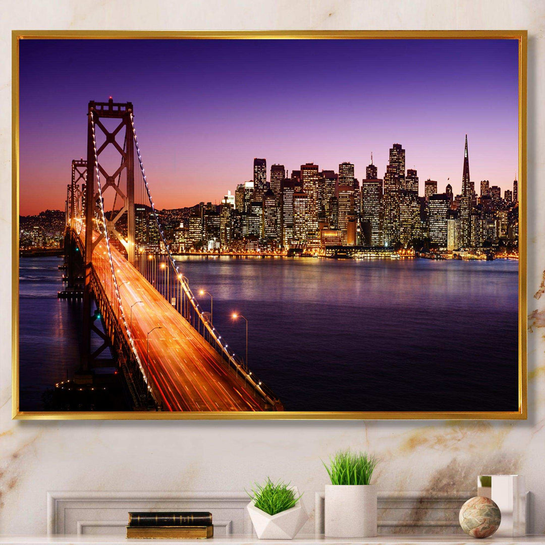 San Francisco skyline and Bay Bridge