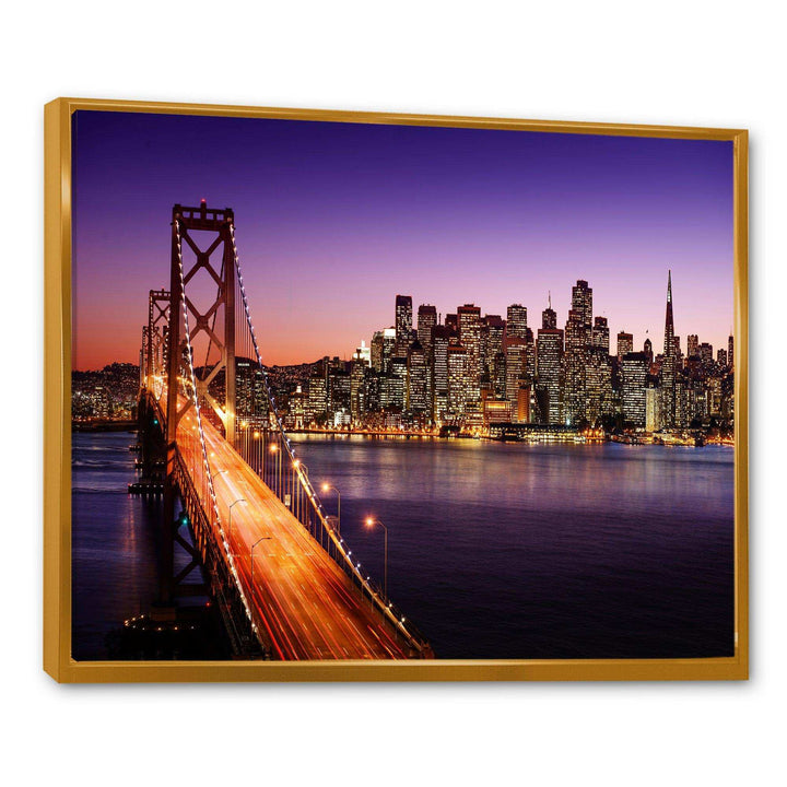 San Francisco skyline and Bay Bridge