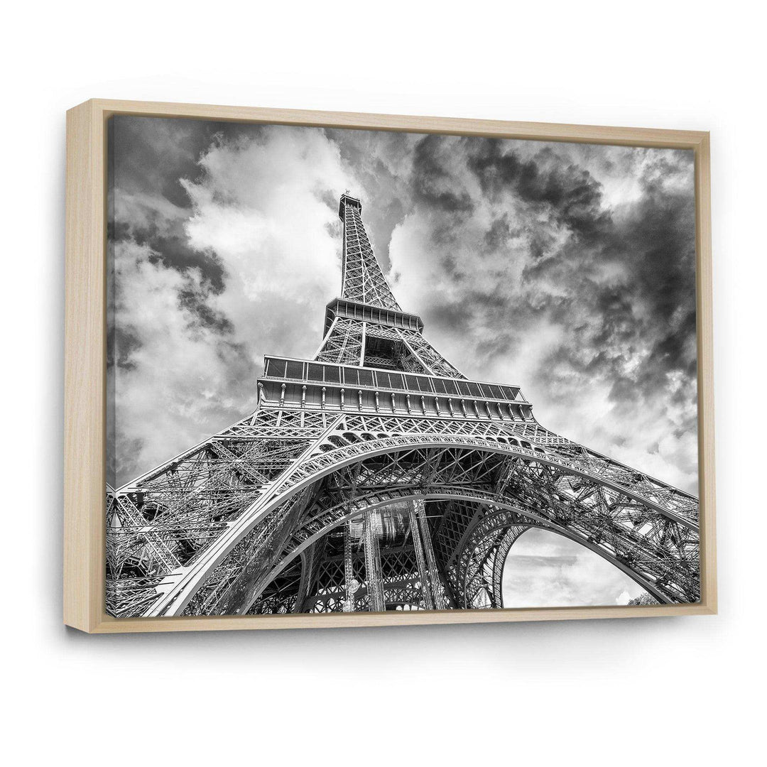 Black and White View of Paris Paris Eiffel Tower