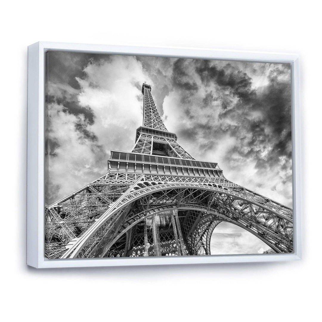 Black and White View of Paris Paris Eiffel Tower