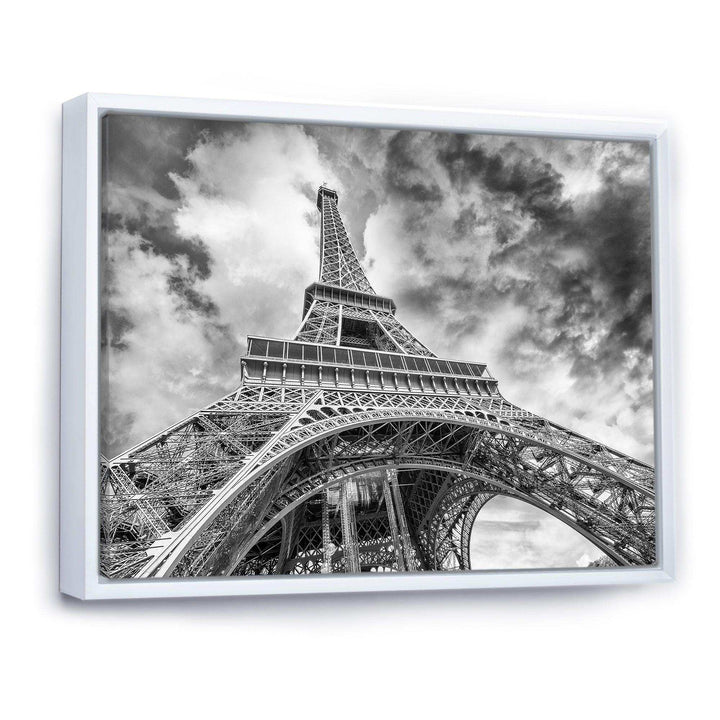 Black and White View of Paris Paris Eiffel Tower