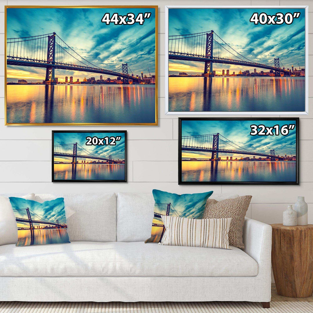 Ben Franklin Bridge in Philadelphia