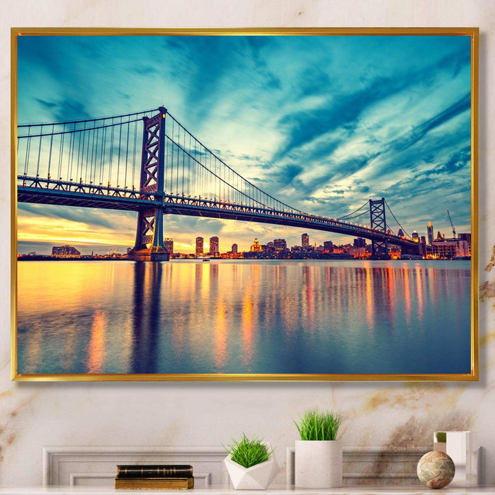 Ben Franklin Bridge in Philadelphia