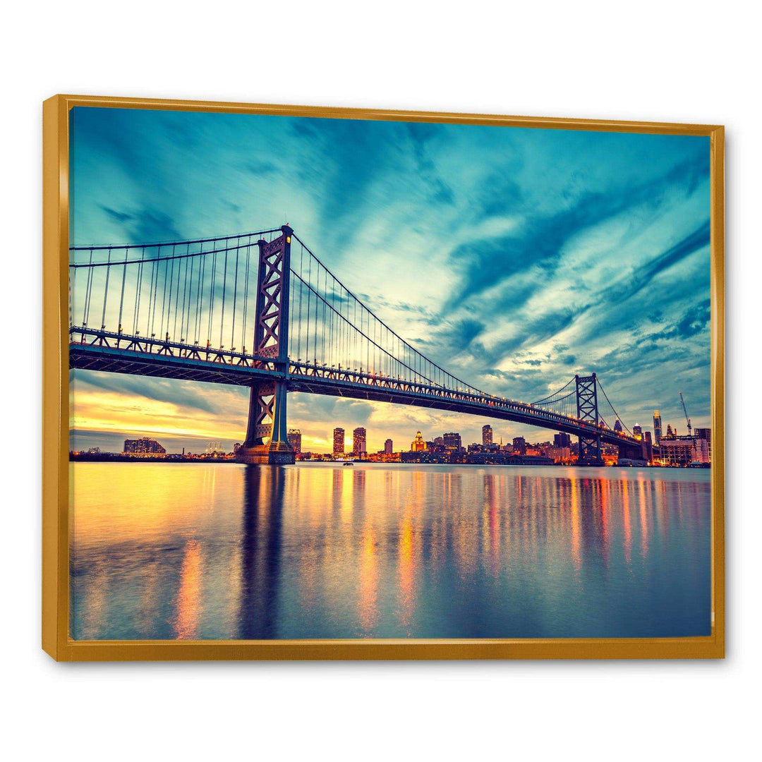 Ben Franklin Bridge in Philadelphia