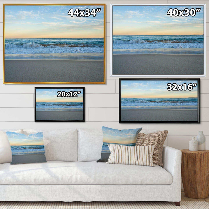 Blue Splashing Scene Beach
