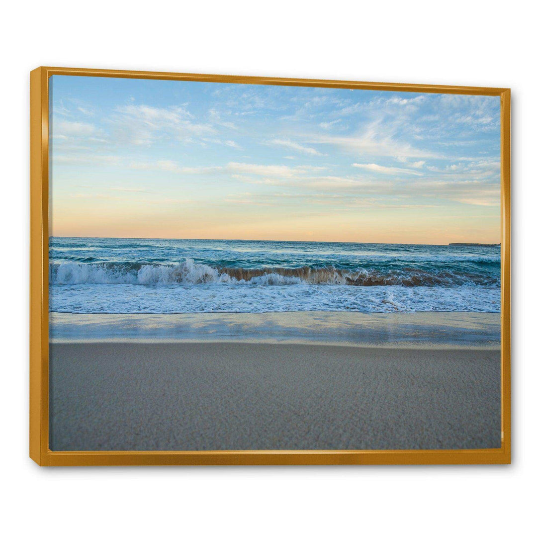 Blue Splashing Scene Beach