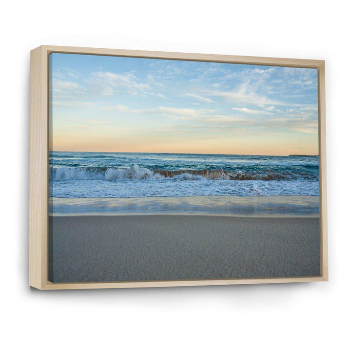 Blue Splashing Scene Beach