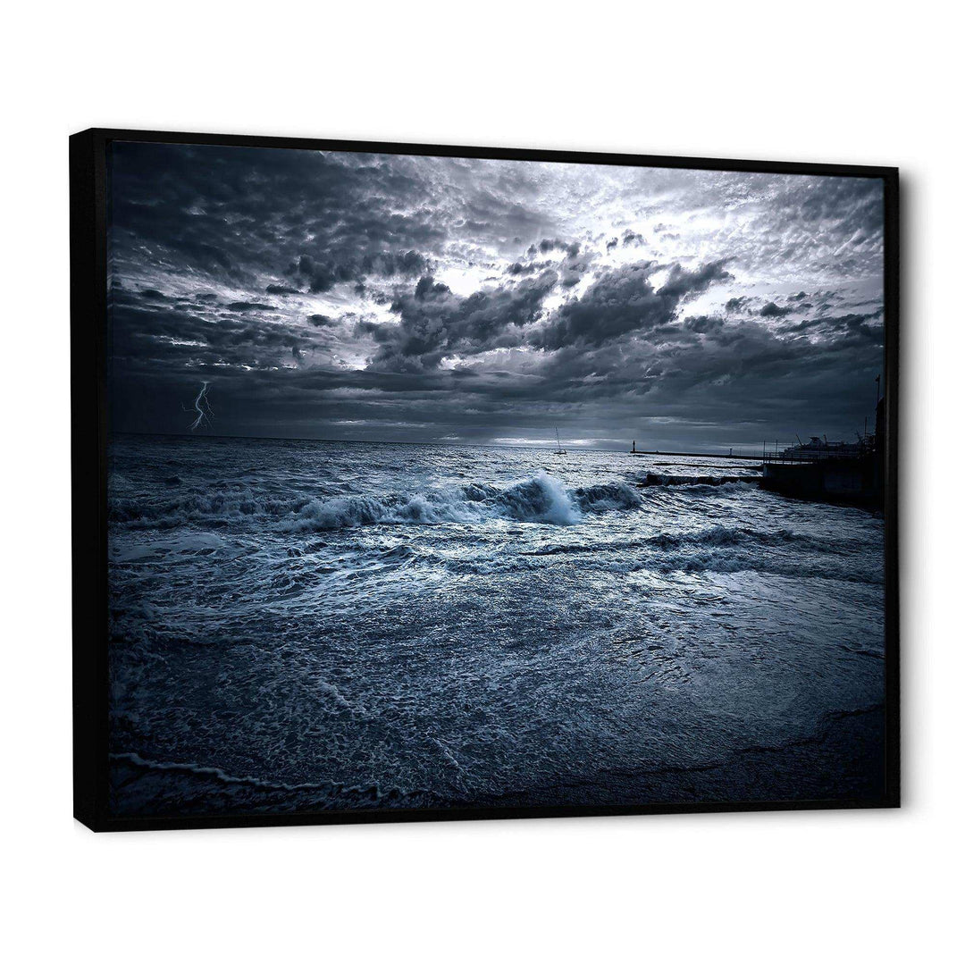 Sochi Sea Storm in Blue