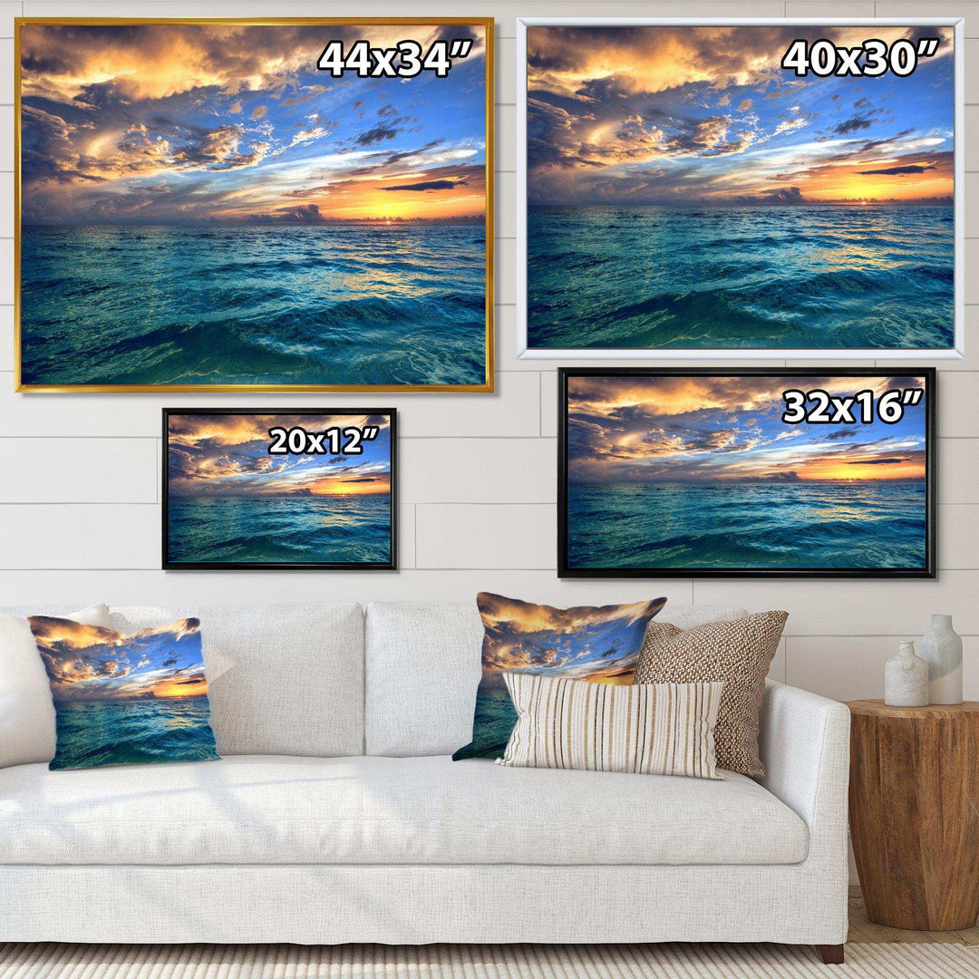 Exotic Tropical Beach at Sunset