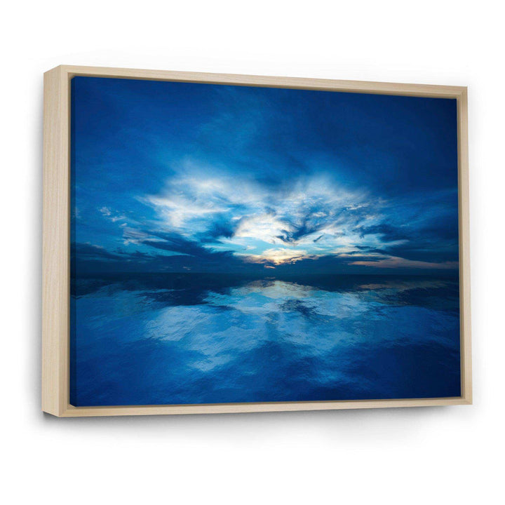 Blue Waters and Blue Sky Sunset