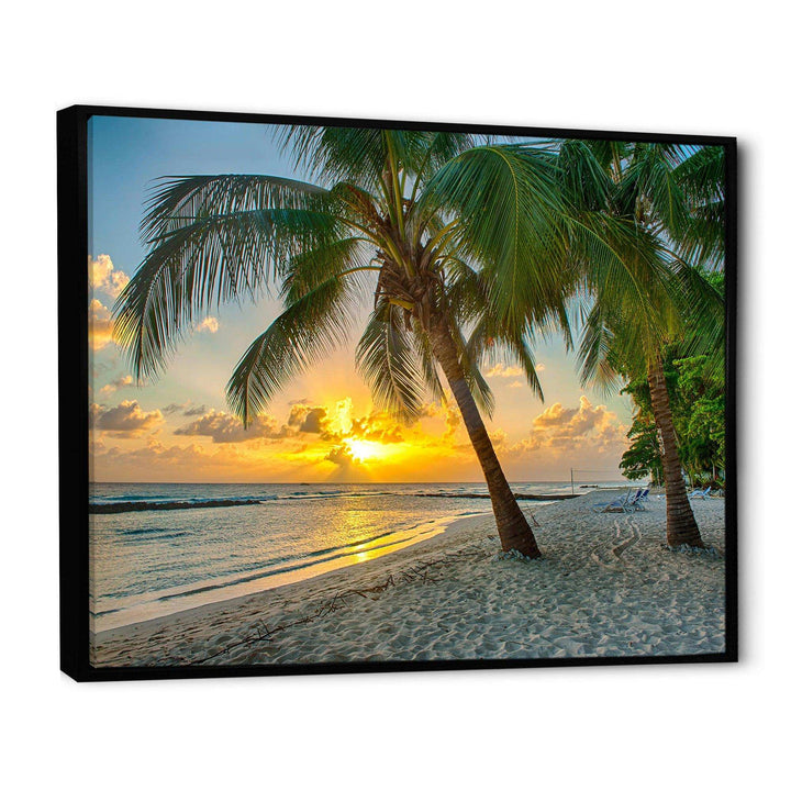 Beach in Caribbean Island of Barbados