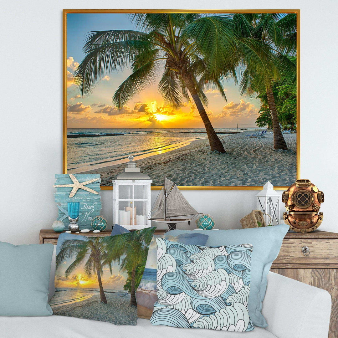 Beach in Caribbean Island of Barbados