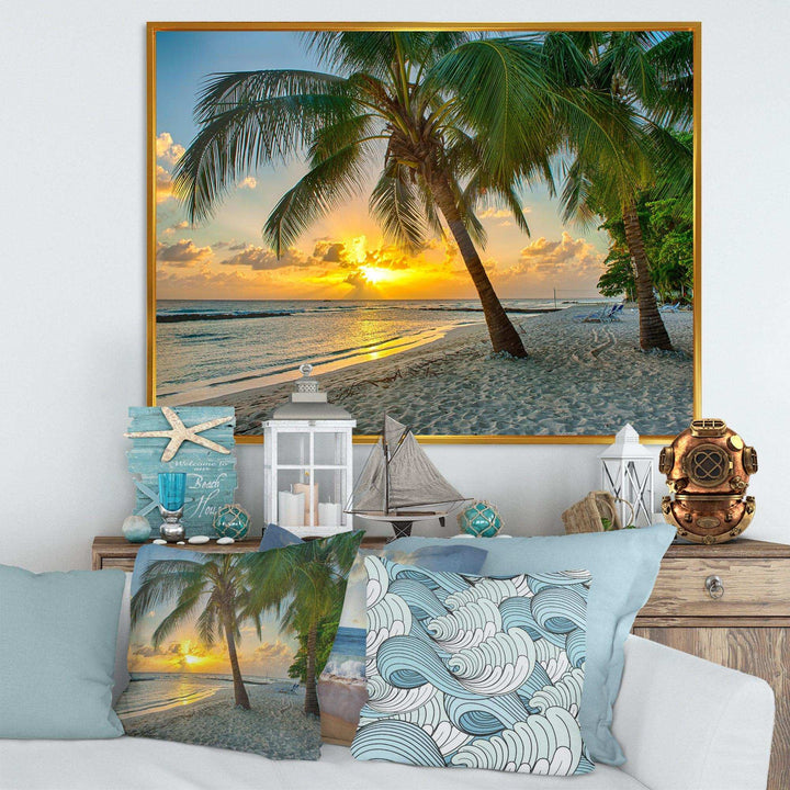 Beach in Caribbean Island of Barbados