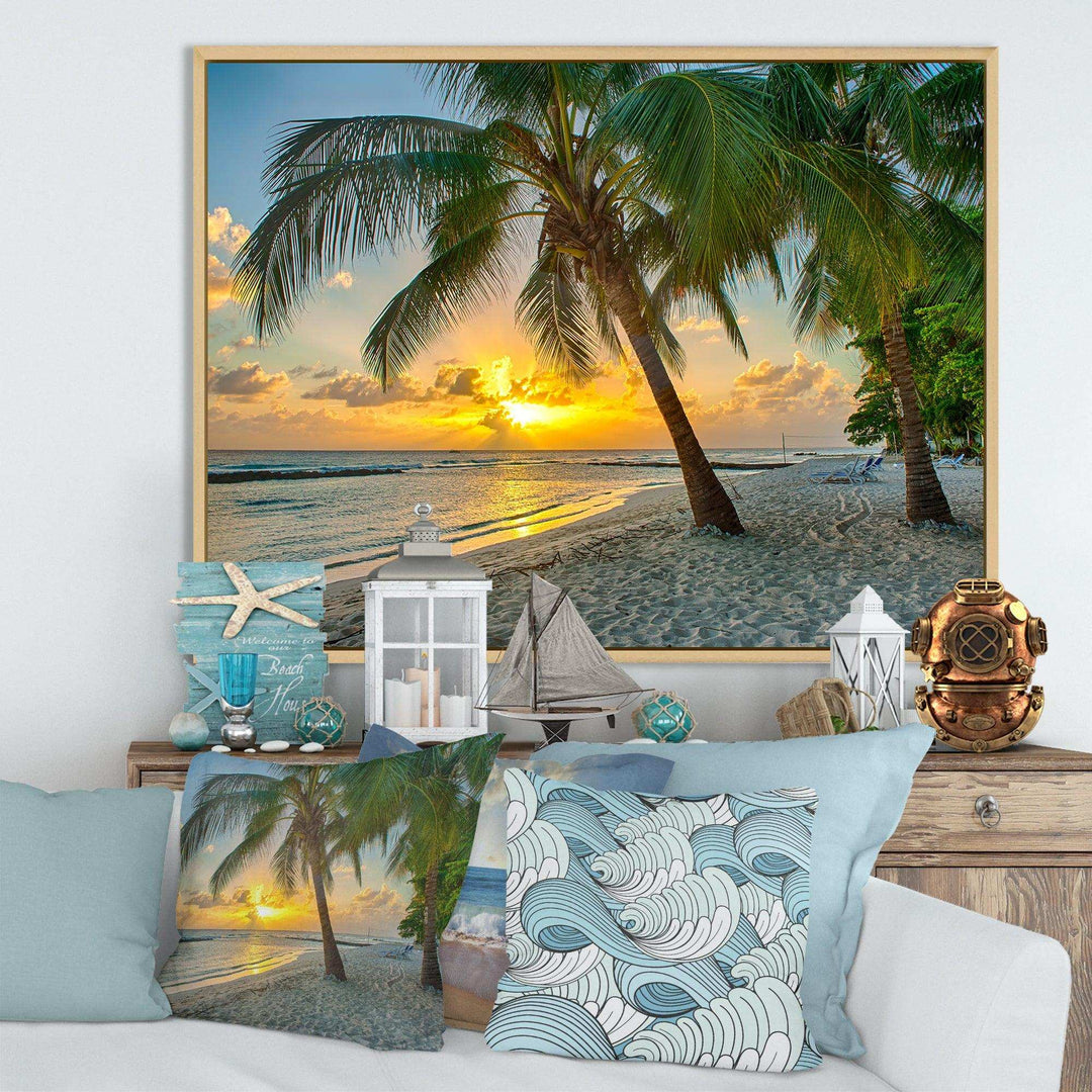 Beach in Caribbean Island of Barbados