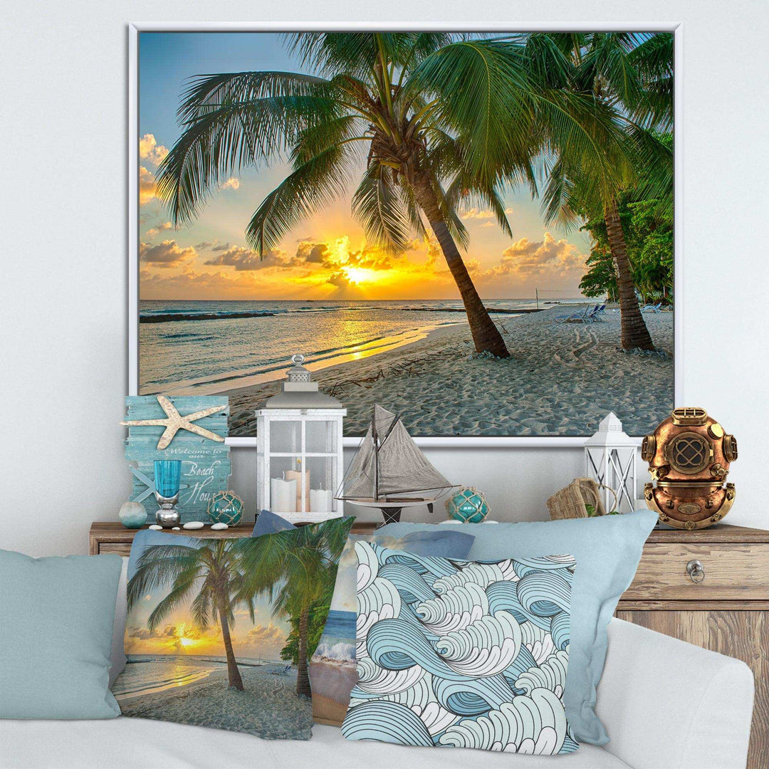 Beach in Caribbean Island of Barbados