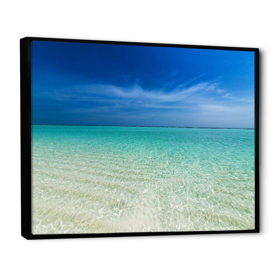 Turquoise Ocean Under Blue Sky