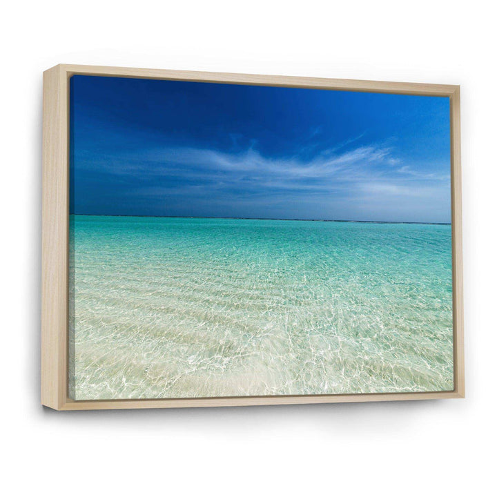 Turquoise Ocean Under Blue Sky