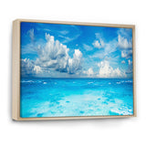 Bright Blue Waters and Sky Panorama