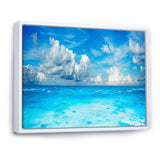 Bright Blue Waters and Sky Panorama
