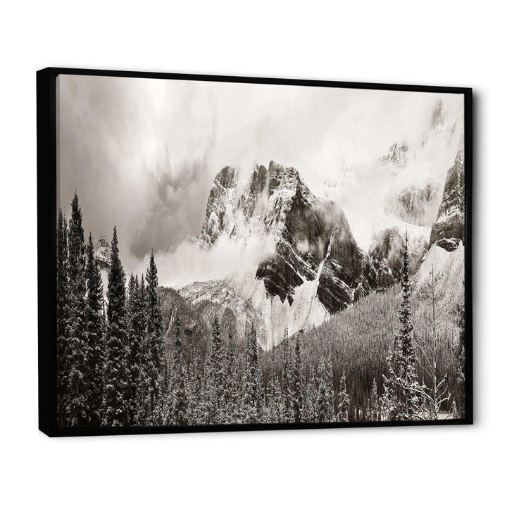 Snow Capped Hills and Bow Lake