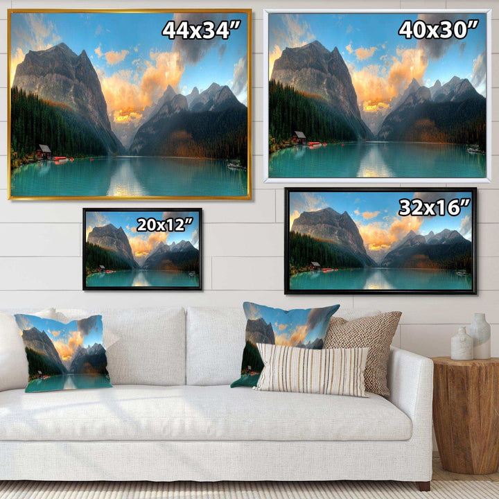 Lake Louise Sunrise Banff Park