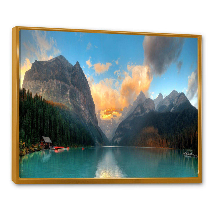 Lake Louise Sunrise Banff Park