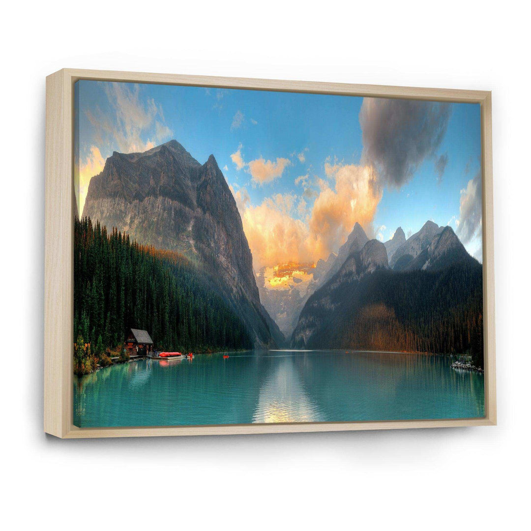 Lake Louise Sunrise Banff Park