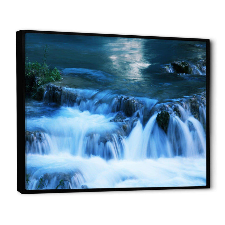 Beautiful Small Blue Waterfalls
