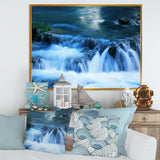 Beautiful Small Blue Waterfalls