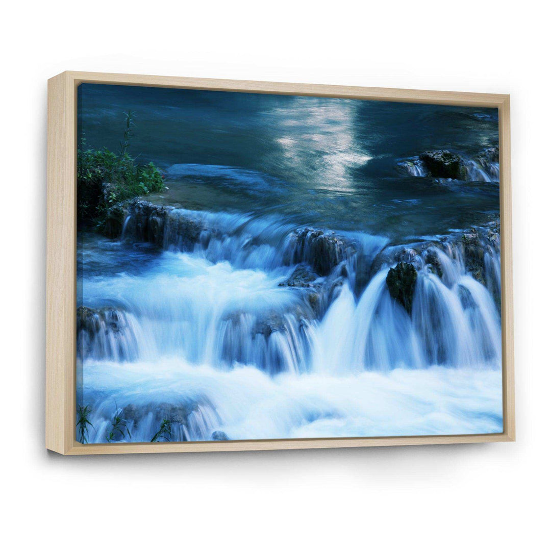 Beautiful Small Blue Waterfalls
