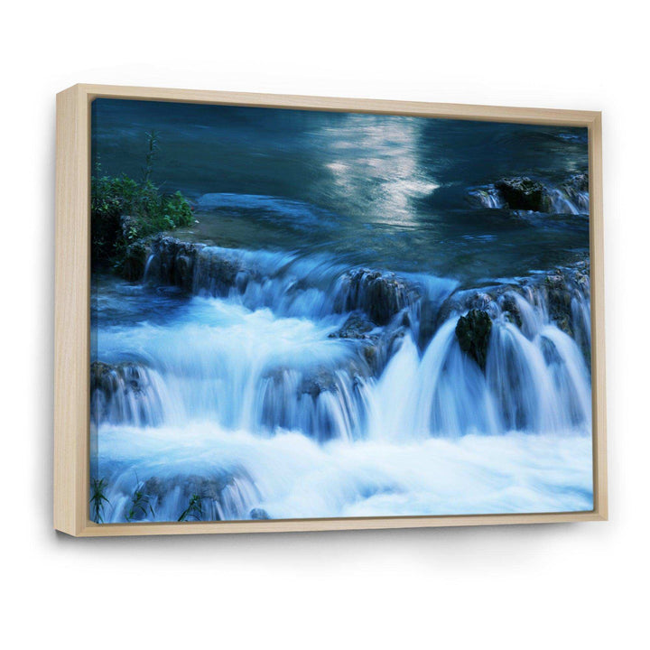 Beautiful Small Blue Waterfalls