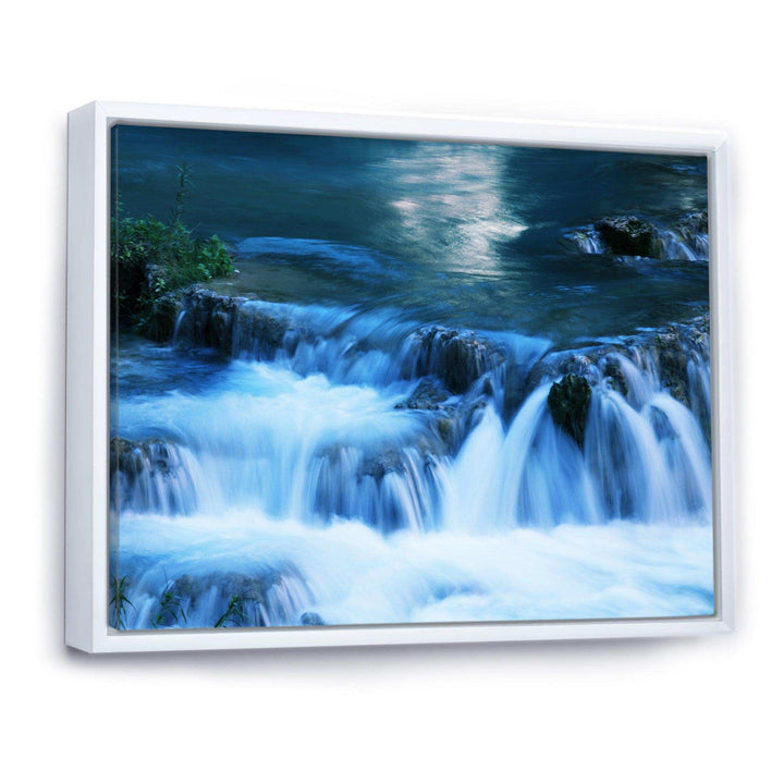 Beautiful Small Blue Waterfalls