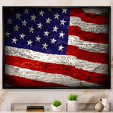 Large American Flag Watercolor