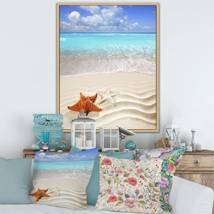 Brown Starfish on Caribbean Beach