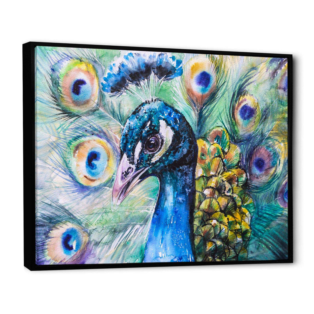 Beautiful Peacock Watercolor