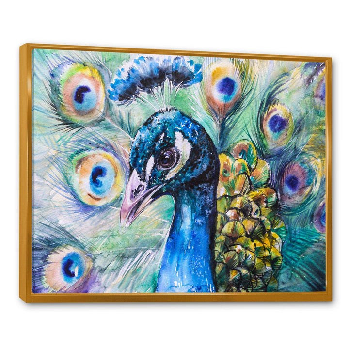 Beautiful Peacock Watercolor
