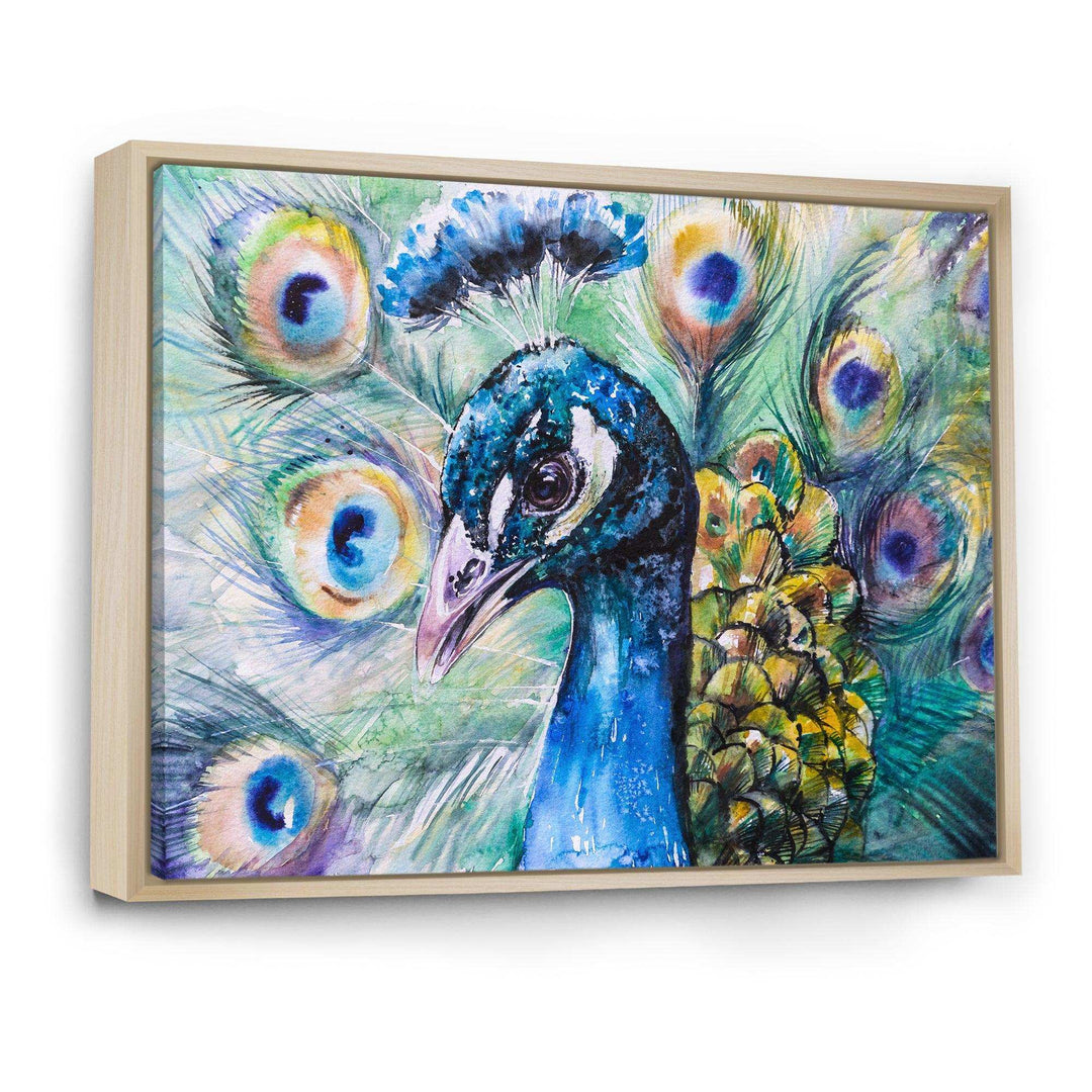 Beautiful Peacock Watercolor