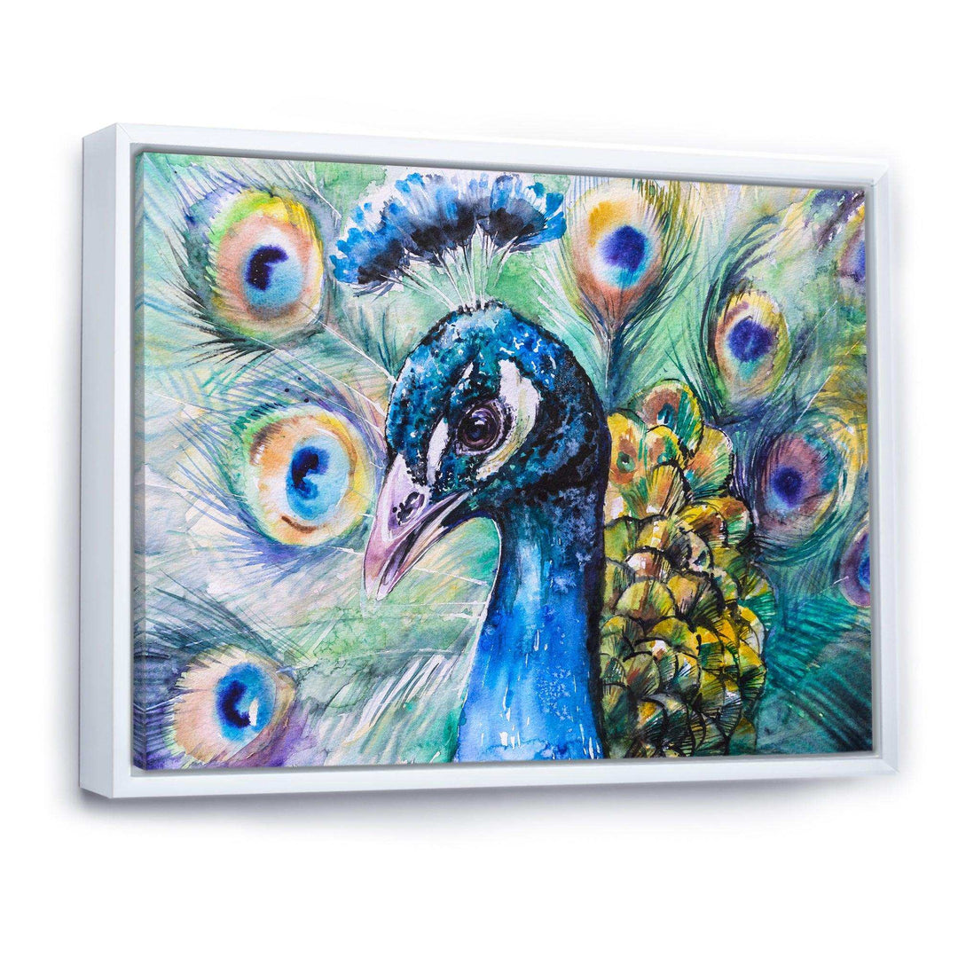 Beautiful Peacock Watercolor