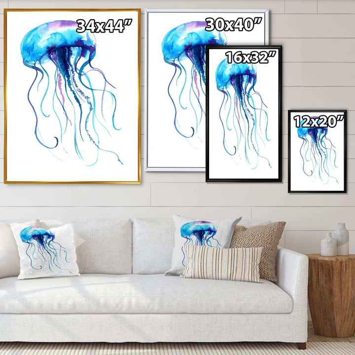 Large Light Blue Jellyfish