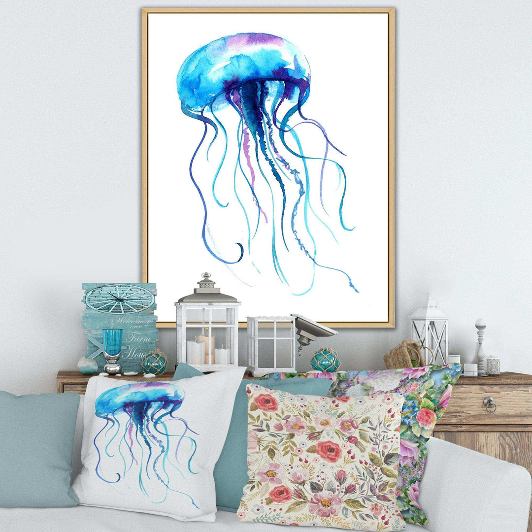 Large Light Blue Jellyfish