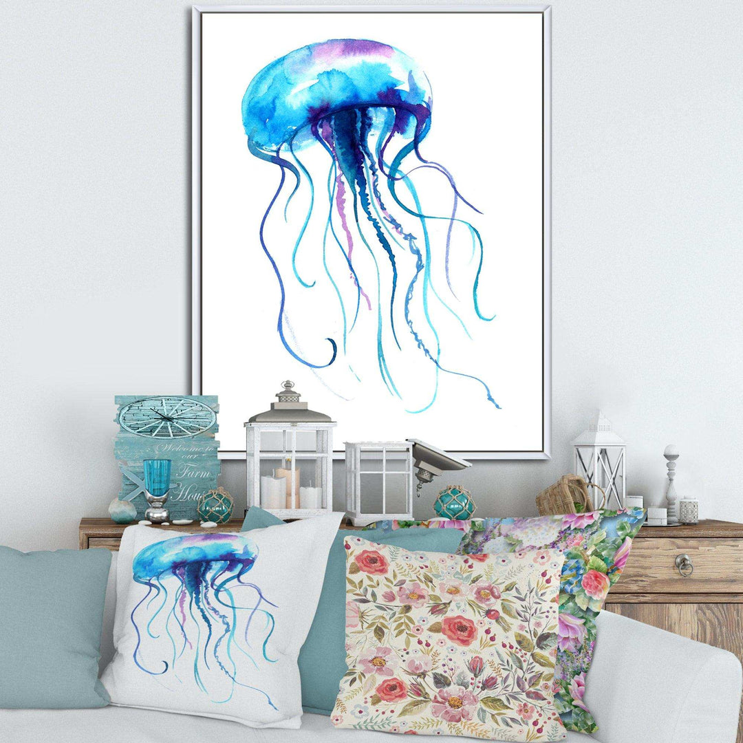 Large Light Blue Jellyfish