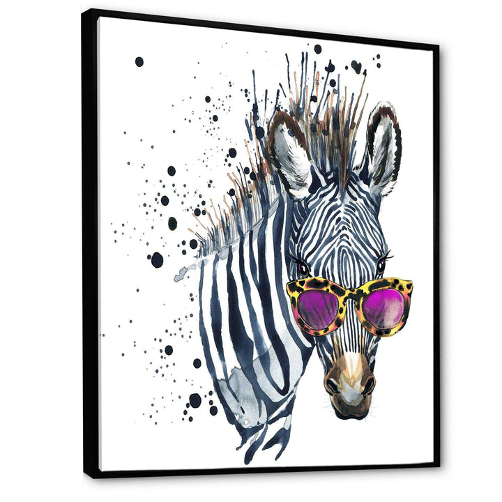 Funny Zebra Watercolor