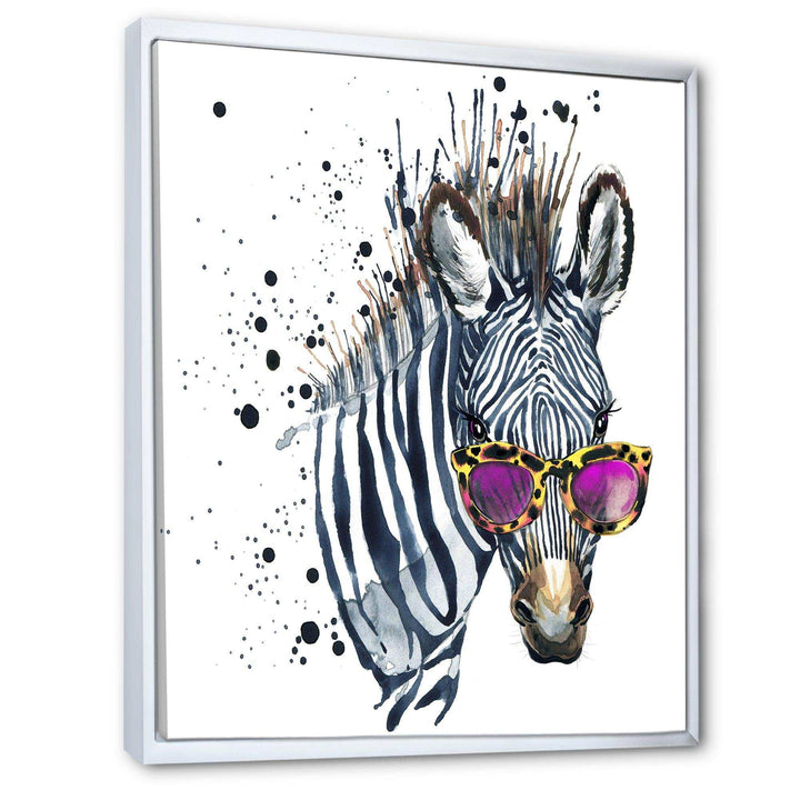 Funny Zebra Watercolor